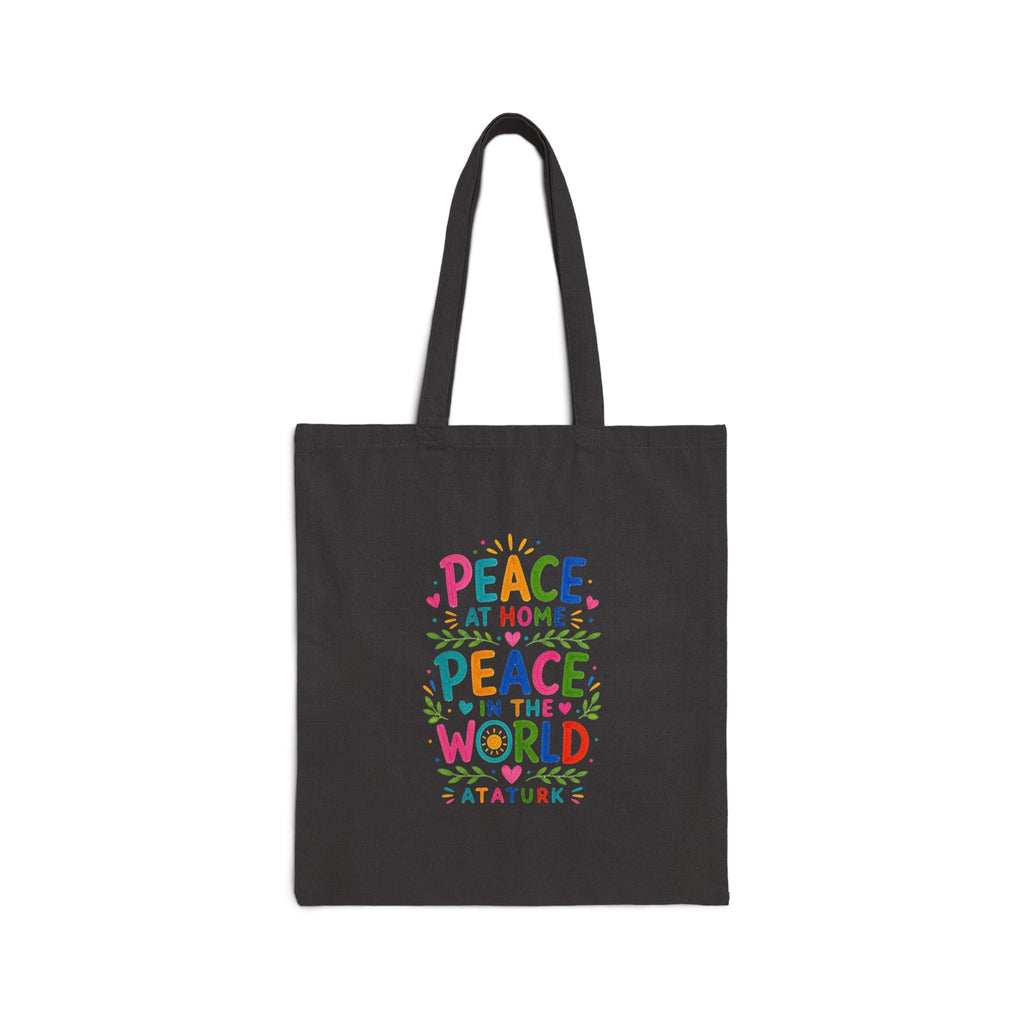 Inspirational Quote Tote Bag | Colorful Canvas Bag | Positive Literary Gift