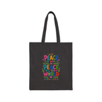 Inspirational Quote Tote Bag | Colorful Canvas Bag | Positive Literary Gift