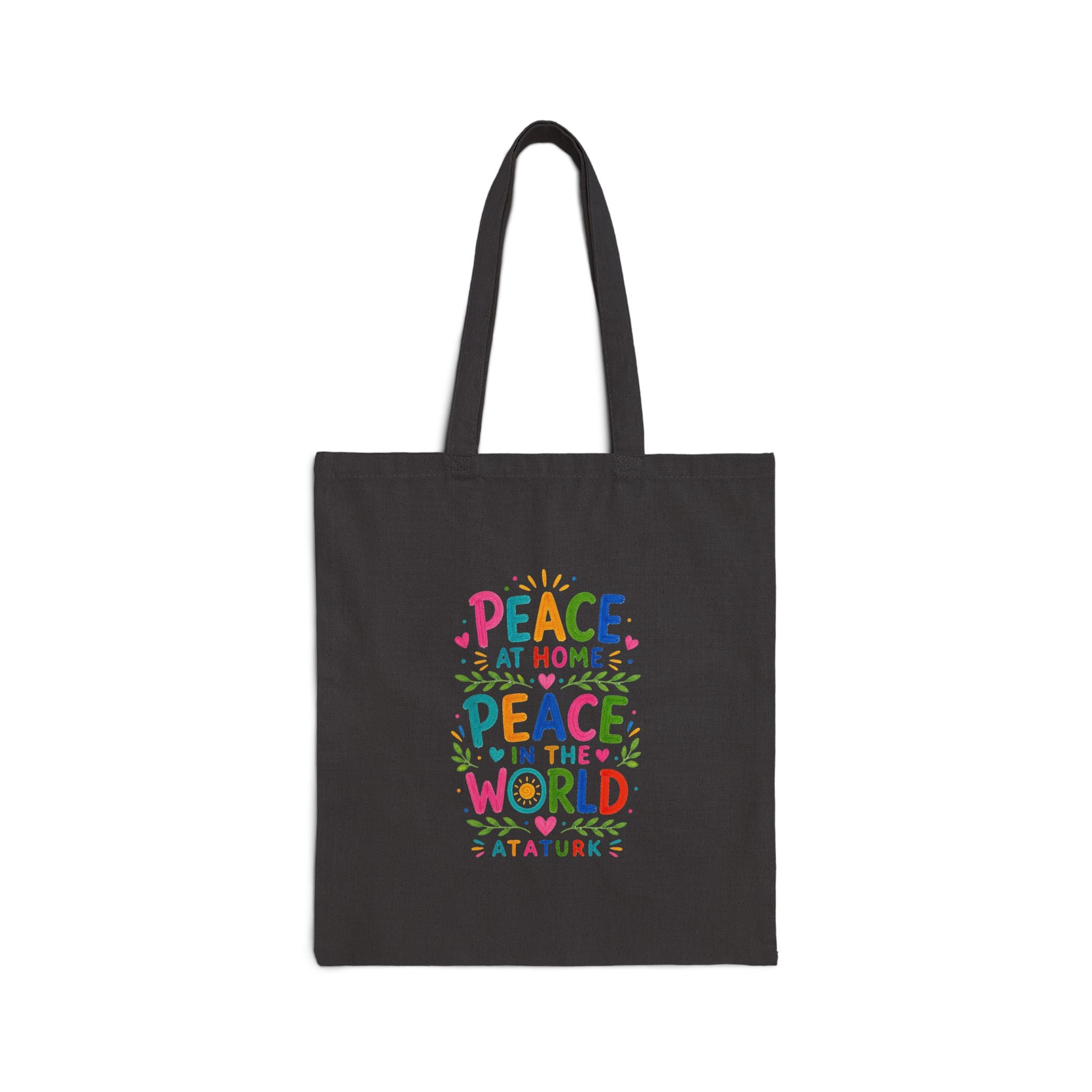Inspirational Quote Tote Bag | Colorful Canvas Bag | Positive Literary Gift