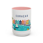 Curaçao Coffee Mug | Travel Souvenir Accent Mug | Country Gift Ceramic Cup 11oz 15oz