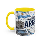 Argentina Soccer Coffee Mug | Soccer Fan Gift | Accent Color Ceramic 11oz 15oz Match Day Cup