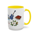 Memphis Illustrated Travel Mug | City Souvenir Accent Coffee Mug | 11oz 15oz Ceramic Cup