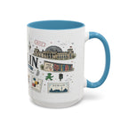 Berlin Coffee Mug | Germany Souvenir Travel Gift | Accent Color Ceramic 11oz 15oz