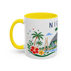 Nigeria Coffee Mug | Travel Souvenir Accent Mug | Country Gift Ceramic Cup 11oz 15oz