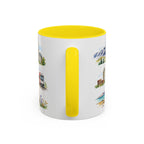 Salt Lake City Illustrated Travel Mug | City Souvenir Accent Coffee Mug | 11oz 15oz Ceramic Cup