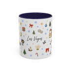 Las Vegas Christmas Mug | Watercolor City Souvenir, Travel Memories (11oz, 15oz)