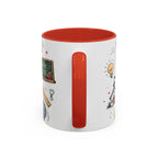 Best Teacher Ever Coffee Mug | Teacher Appreciation Gift | Accent Color Ceramic 11oz 15oz