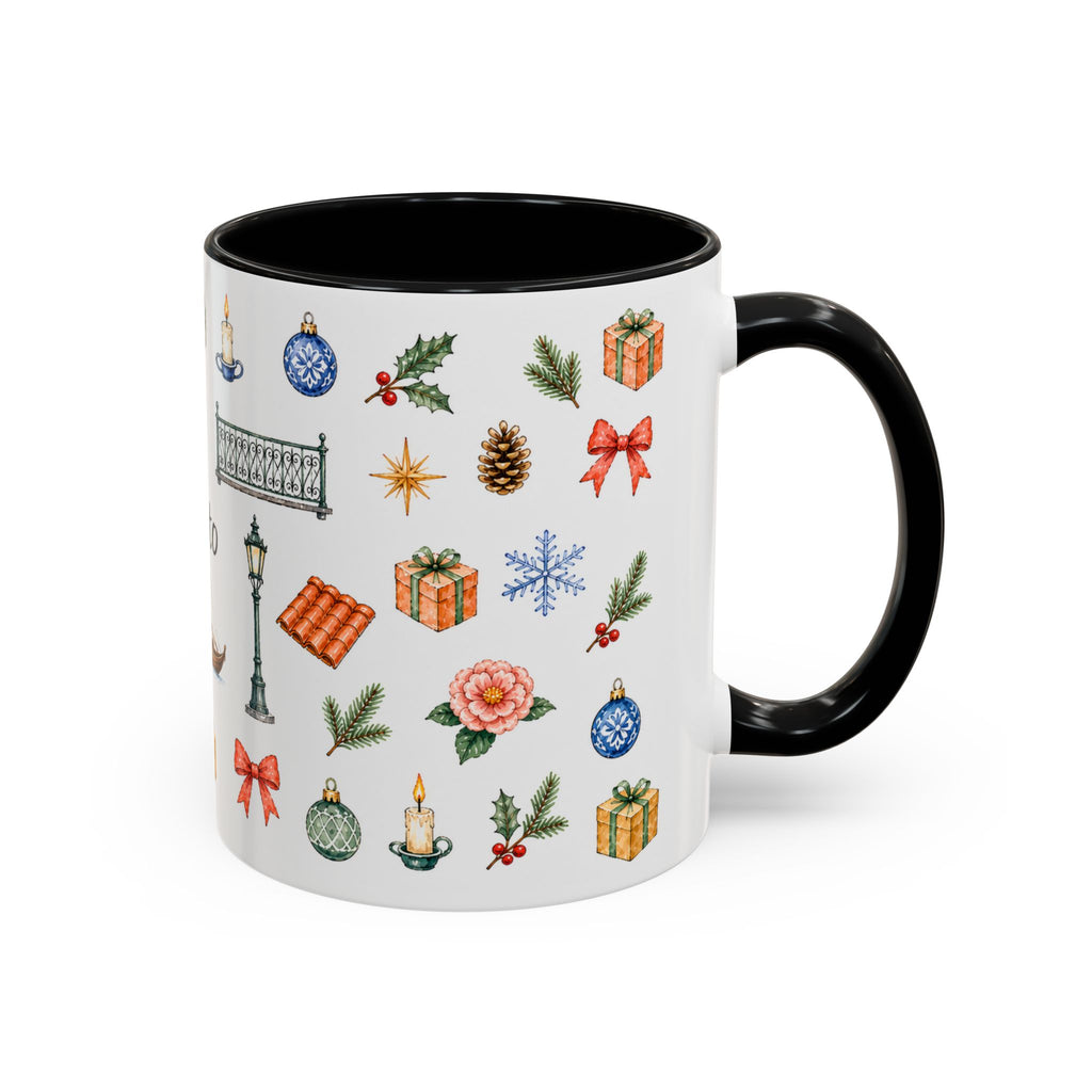 Porto Christmas Mug | Watercolor City Souvenir, Travel Gift (11oz/15oz)
