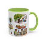 Seville Illustrated Travel Mug | City Souvenir Accent Coffee Mug | 11oz 15oz Ceramic Cup