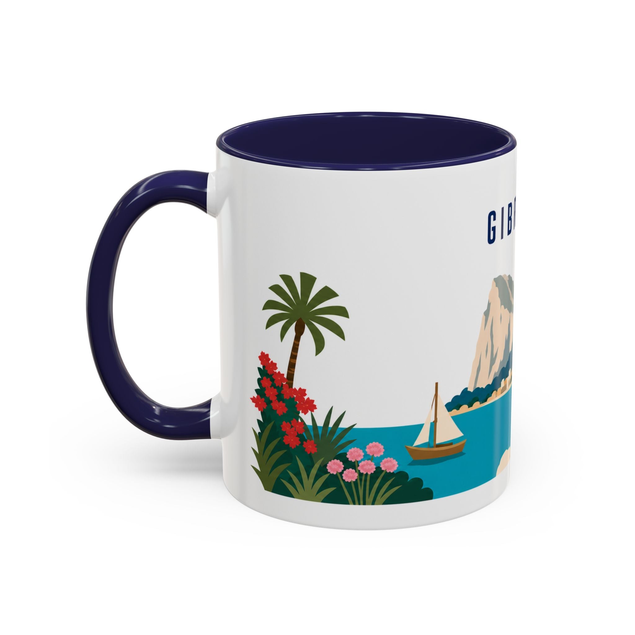 Gibraltar Coffee Mug | Travel Souvenir Accent Mug | Country Gift Ceramic Cup 11oz 15oz