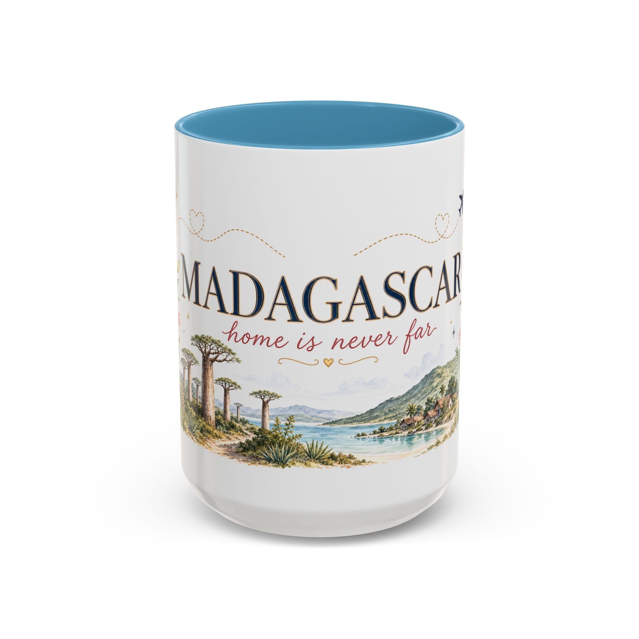 Madagascar Home Country Mug | Moving Away Gift | Long Distance Friendship | 11 oz 15 oz Accent Mug