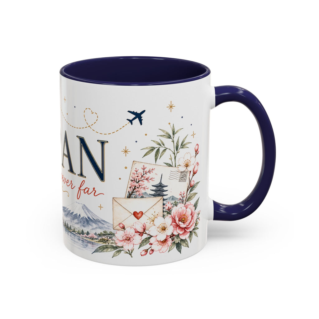 Japan Home Country Mug | Moving Away Gift | Long Distance Friendship | 11 oz 15 oz Accent Mug