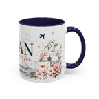 Japan Home Country Mug | Moving Away Gift | Long Distance Friendship | 11 oz 15 oz Accent Mug