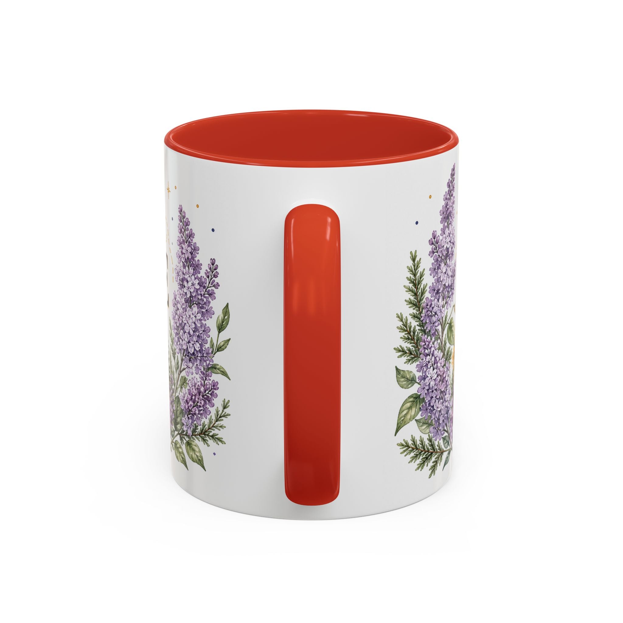 New Hampshire State Map Mug | Botanical Accents, Mountain Landscape Coffee Cup