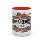 Sedona Red Rocks Mug, Arizona Travel Souvenir, Bucket List Gift, Accent Ceramic Coffee Mug 11oz 15oz