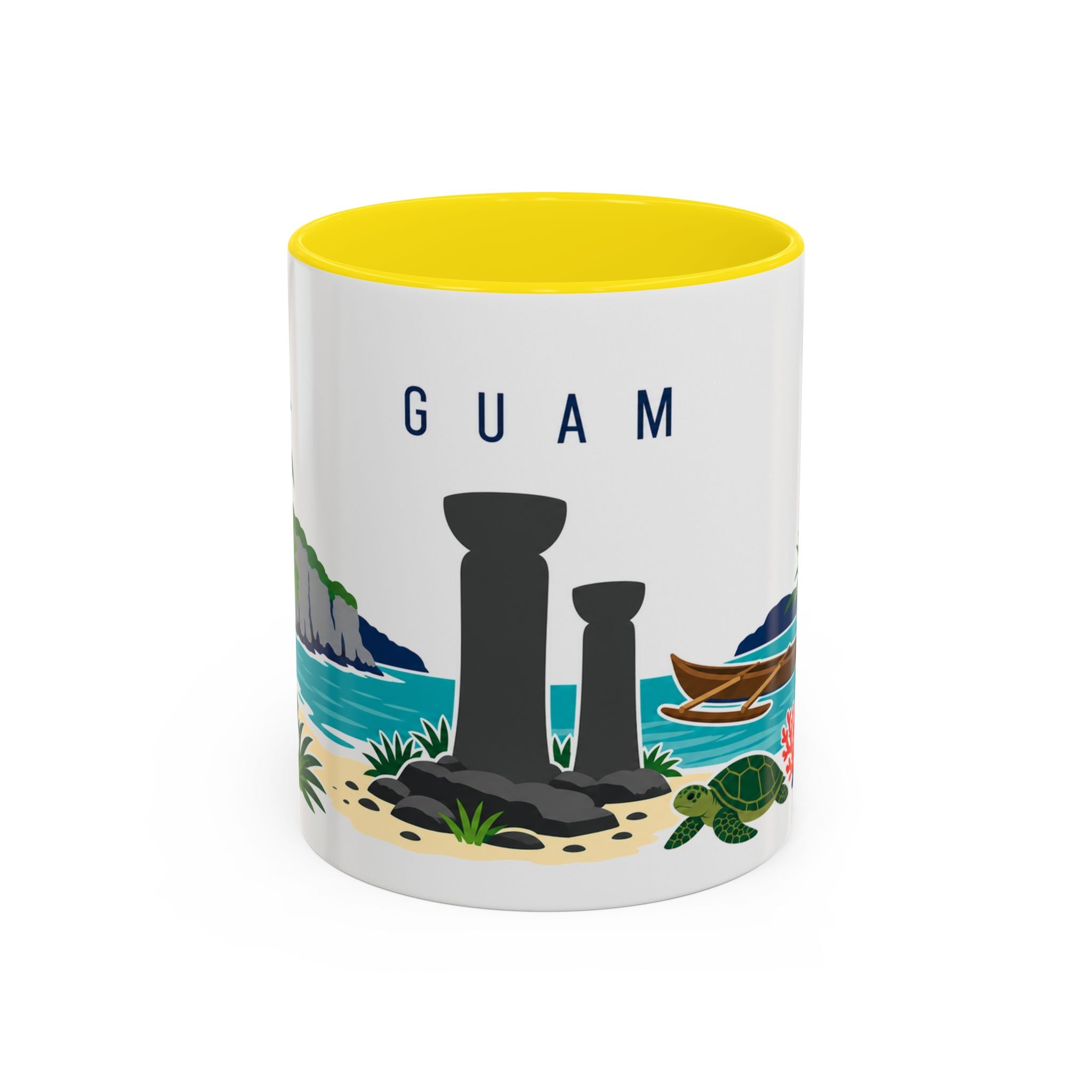 Guam Coffee Mug | Travel Souvenir Accent Mug | Country Gift Ceramic Cup 11oz 15oz