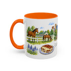 Lexington Illustrated Travel Mug | City Souvenir Accent Coffee Mug | 11oz 15oz Ceramic Cup