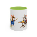 Town Mouse Country Mouse Mug | Storybook Tea Time Ceramic Mug (11oz/15oz)