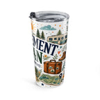 Retirement Plan Coffee And Adventures 20oz Tumbler | Travel Retirement Gift | Insulated Stainless Steel Travel Cup