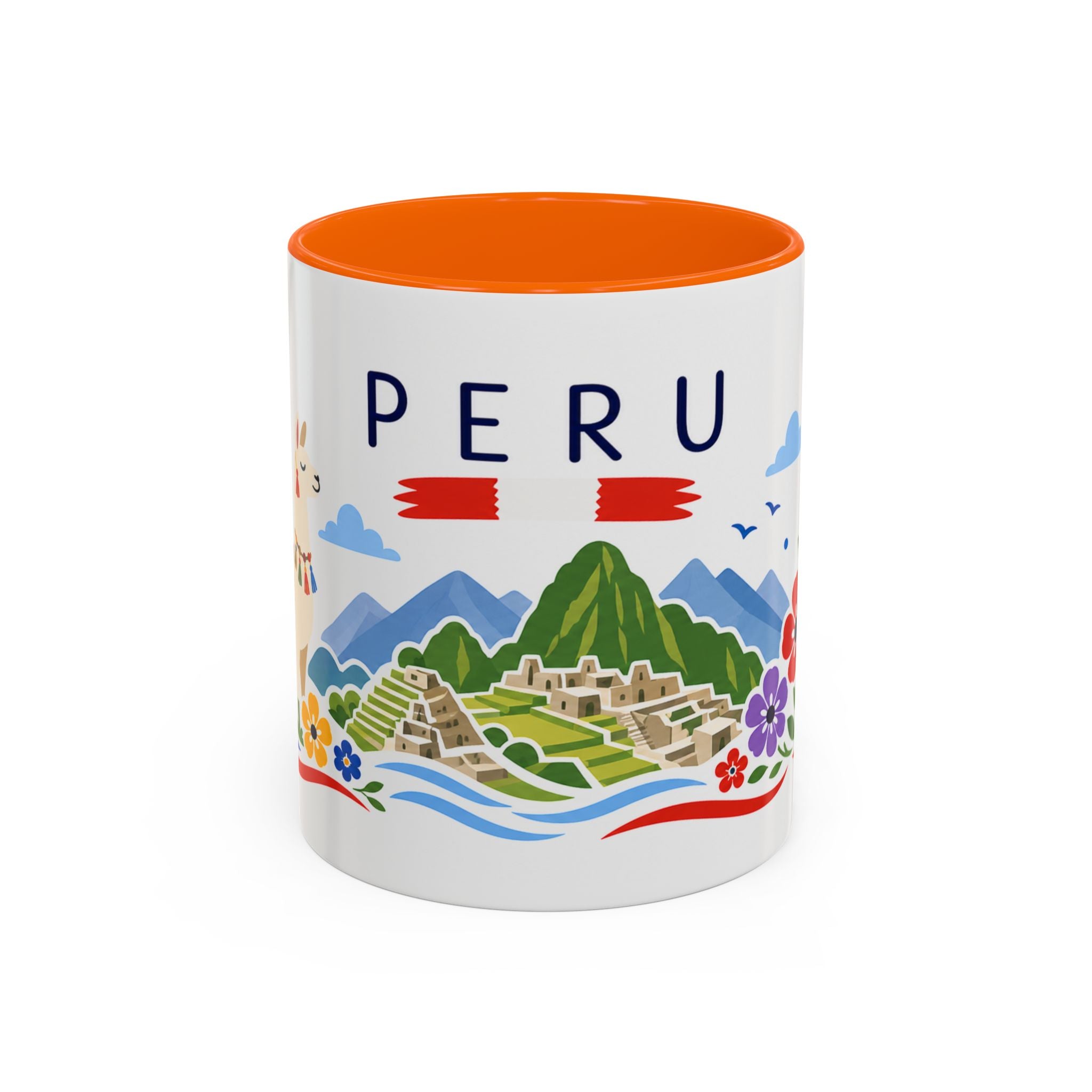 Peru Coffee Mug | Travel Souvenir Accent Mug | Country Gift Ceramic Cup 11oz 15oz