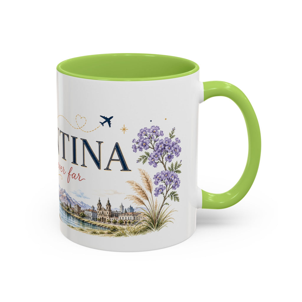 Argentina Home Country Mug | Moving Away Gift | Long Distance Friendship | 11 oz 15 oz Accent Mug