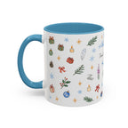 Denali National Park Christmas Mug | Watercolor Travel Souvenir | Holiday Gift | Accent Ceramic Coffee Cup 11oz 15oz