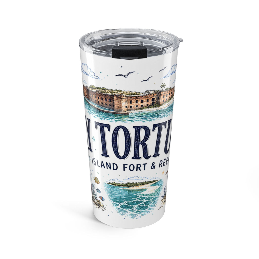 Dry Tortugas National Park 20oz Tumbler | Florida Island Fort Snorkeling Gift | Insulated Stainless Steel Travel Cup