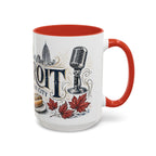 Detroit Coffee Mug | United States Travel Souvenir | Vintage Illustrated City Gift | 11 oz 15 oz Accent Mug