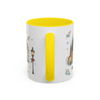 Prague Christmas Mug | Watercolor Travel Souvenir | Holiday Gift | Accent Ceramic Coffee Cup 11oz 15oz