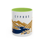 Cyprus Coffee Mug | Travel Souvenir Accent Mug | Country Gift Ceramic Cup 11oz 15oz