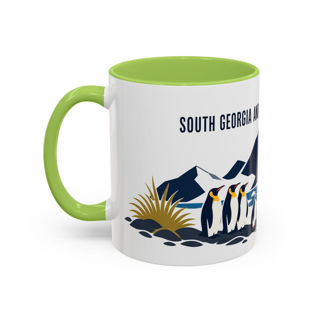 South Georgia and South Sandwich Islands Coffee Mug | Travel Souvenir Accent Mug | Country Gift Ceramic Cup 11oz 15oz