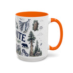 Yosemite National Park Coffee Mug | Hiking Camping Nature Gift | Accent Color Ceramic 11oz 15oz
