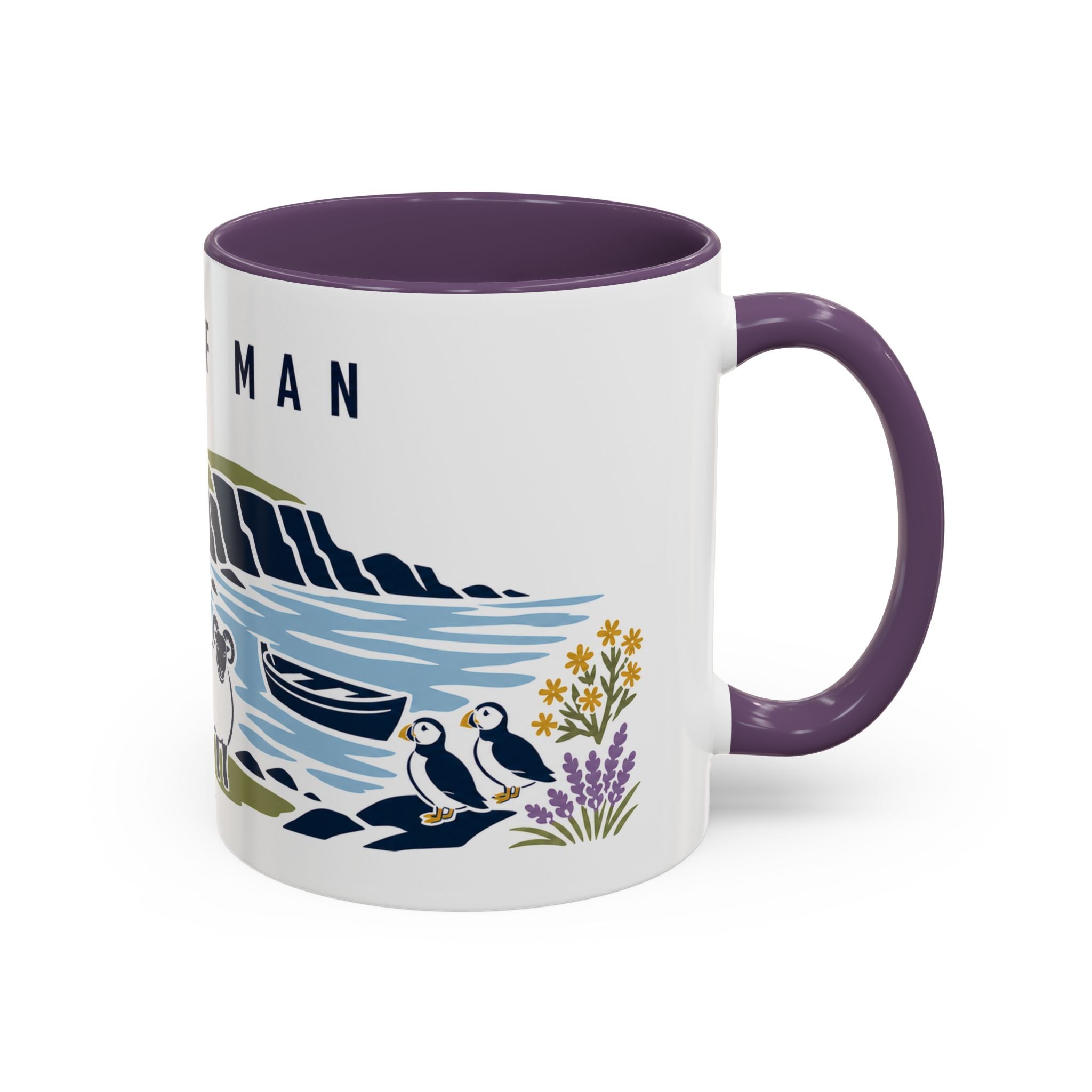 Isle of Man Coffee Mug | Travel Souvenir Accent Mug | Country Gift Ceramic Cup 11oz 15oz
