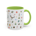 Santa Fe Christmas Mug | Watercolor City Souvenir | Ceramic Coffee Cup (11oz 15oz)
