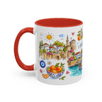 Antalya Travel Mug | European City Souvenir Accent Coffee Mug | 11oz 15oz Ceramic Cup