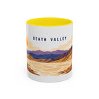 Death Valley National Park Coffee Mug | Solid Color Block Park Souvenir | 11oz 15oz Accent Mug