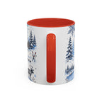 Great White North Coffee Mug | Canadian Pride Gift | Accent Color Ceramic 11oz 15oz