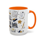 The Tassel Was Worth the Hassle Coffee Mug | Funny Graduation Gift 2026 | Accent Color Ceramic 11oz 15oz