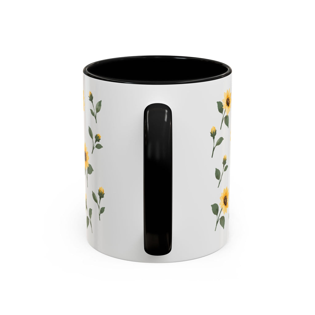 Kansas Sunflower Mug, State Flower Floral Coffee Cup, 11oz Botanical Gift