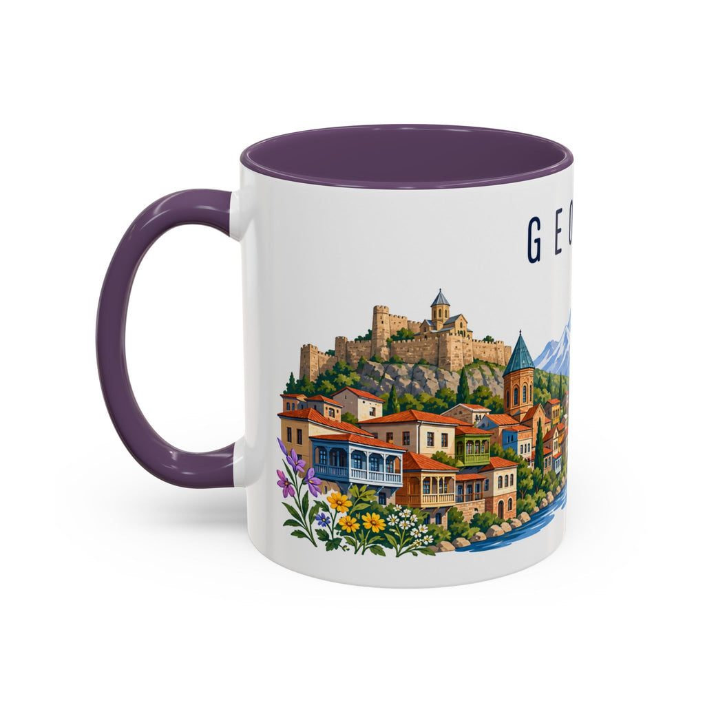 Georgia Country Coffee Mug | Travel Souvenir Accent Mug | Country Gift Ceramic Cup 11oz 15oz