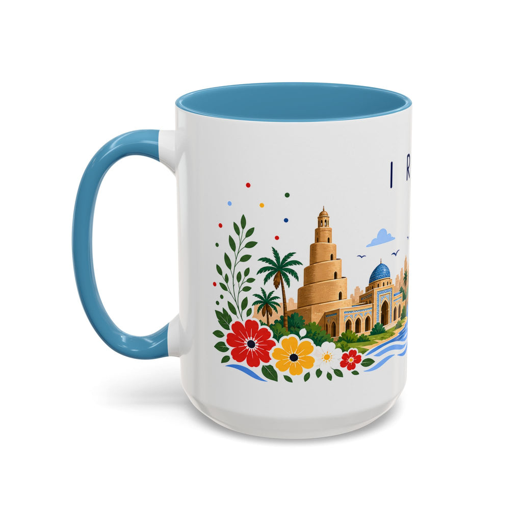 Iraq Coffee Mug | Travel Souvenir Accent Mug | Place Gift Ceramic Cup 11oz 15oz