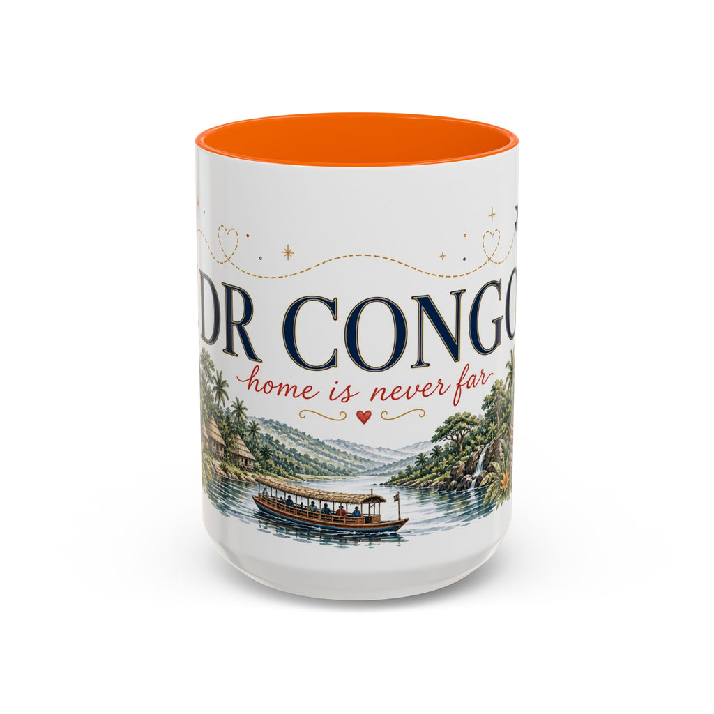 DR Congo Home Country Mug | Moving Away Gift | Long Distance Friendship | 11 oz 15 oz Accent Mug