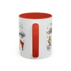 Moscow Coffee Mug | Russia Souvenir Travel Gift | Accent Color Ceramic 11oz 15oz