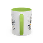New York City Coffee Mug | New York Souvenir Travel Gift | Accent Color Ceramic 11oz 15oz
