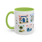 Tunis Coffee Mug | Postage Stamp Collage Mug | Travel Souvenir Accent Cup 11oz 15oz