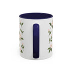 West Virginia Rhododendron Mug, State Flower Floral Coffee Cup, 11oz Botanical Gift
