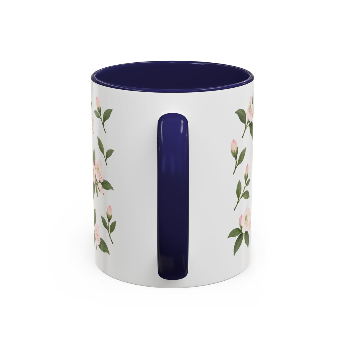 West Virginia Rhododendron Mug, State Flower Floral Coffee Cup, 11oz Botanical Gift