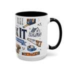 Mr Fix It Coffee Mug | Father's Day Gift for Dad | Accent Color Ceramic 11oz 15oz