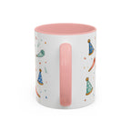 New Year Party Mug | Balloon Popper Watercolor Celebration Gift | Accent Cup 11oz 15oz