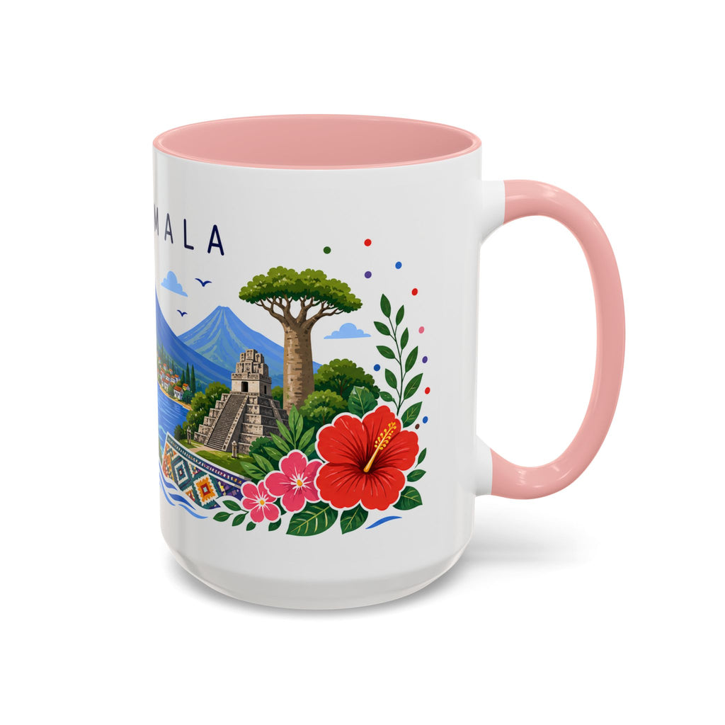 Guatemala Coffee Mug | Travel Souvenir Accent Mug | Place Gift Ceramic Cup 11oz 15oz